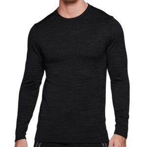RBX Active Long Sleeve Crew Neck Fleece Lined Insulated Compression Shirt M